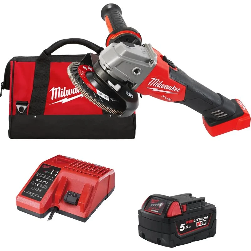 Milwaukee M18 FSAG125X-501B Szlifierka kątowa 125 mm 18V