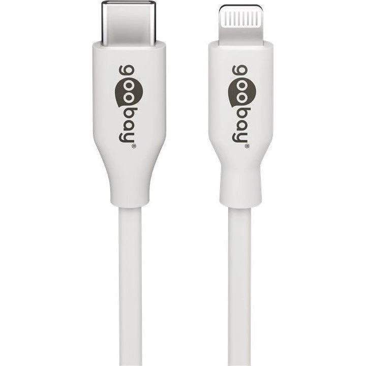 Goobay Kabel USB-C do Lightning 1m Biały