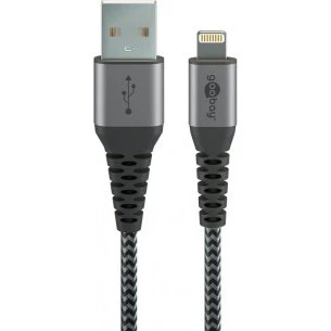 Goobay Kabel USB-A do Lightning 0,5 m tekstylny
