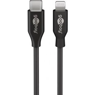 Goobay Kabel Lightning-USB-C 1m czarny