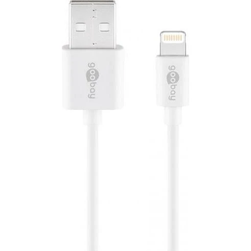 Goobay Kabel USB-A - Lightning 3 m Biały (72909)