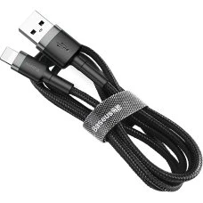 Baseus Cafule USB-A do Lightning 1m, czarno-szary