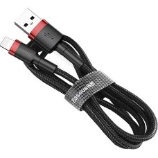 Baseus Cafule USB-A do Lightning 0,5m czarno-czerwony