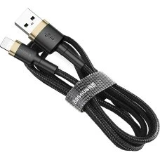 Baseus Cafule Kabel USB Lightning 2.4A 1m Złoto-Czarny
