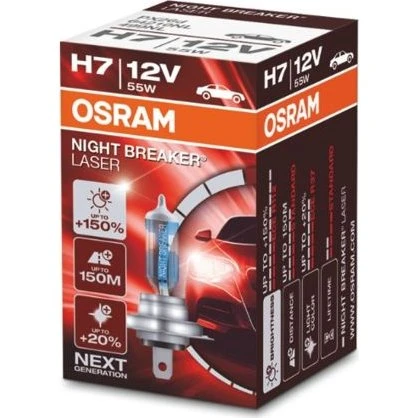 OSRAM H7 NIGHT BREAKER LASER 64210 NL 55W +150%