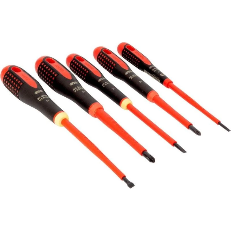 Bahco ERGO VDE 5 szt. wkrętaki prostych Phillips