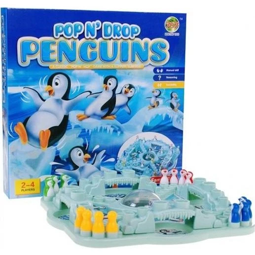 Pop'n Drop Penguins: Wyścigi Pingwinów - Gra Planszowa