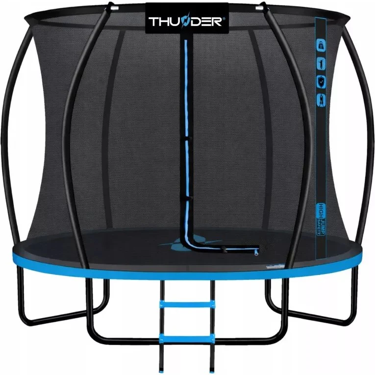 Thunder 10ft (305 cm) trampolina ogrodowa z siatką i drabinką