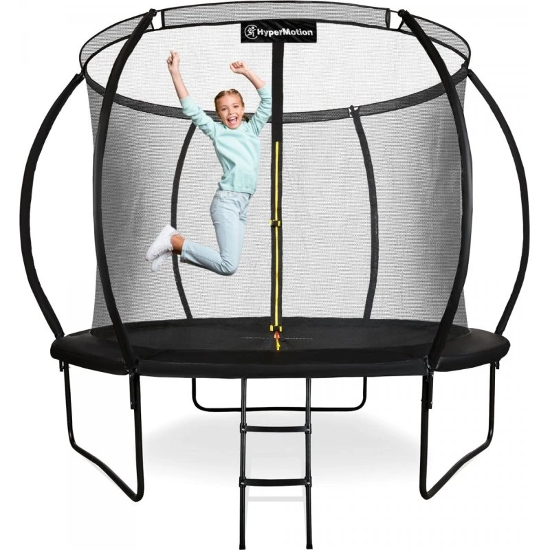 HyperMotion Trampolina 305 cm z Drabinką i Siatką Wewnętrzną