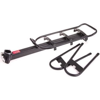 Intertec Bagażnik Rowerowy Tylny Aluminium 10 kg Czarny