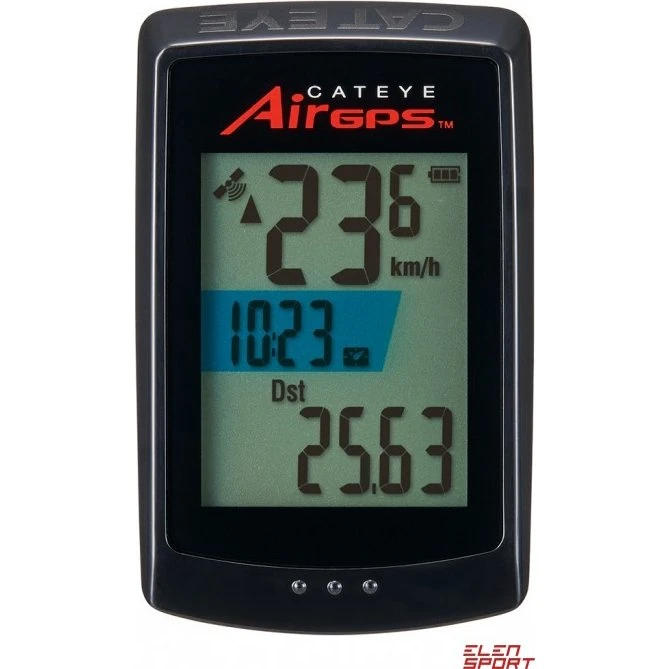 Cateye AIR GPS CC-GPS100 czarny - licznik rowerowy bezczujnikowy