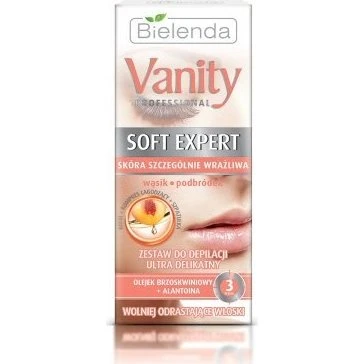 Bielenda Vanity Soft Expert Zestaw do Depilacji Twarz 15ml