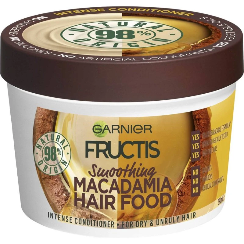 Garnier Hair Food Macadamia Maska do Włosów Suchych i Niesfornych 400 ml