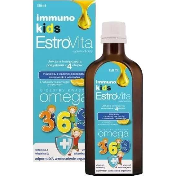 EstroVita Immuno Kids Płyn 150 ml Omega 3-6-9