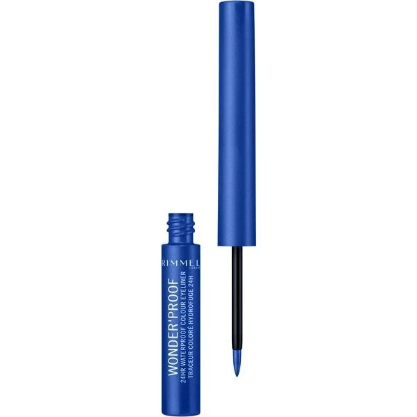 Rimmel Wonder' Proof Wodoodporny Eyeliner w Pędzelku Pure Blue 1,4 ml