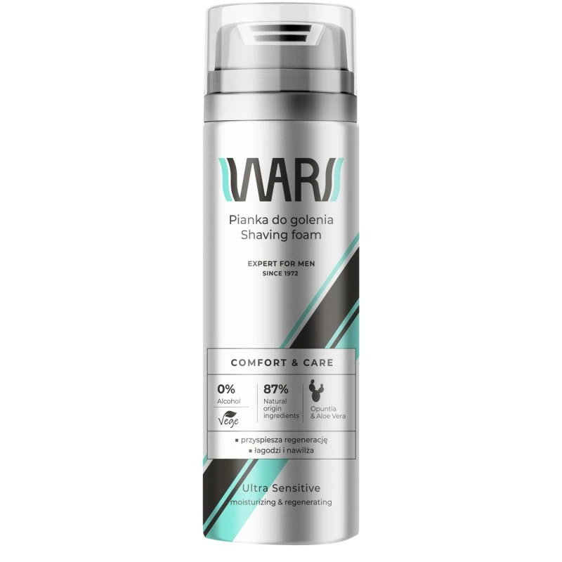 Wars Expert for Men Pianka do golenia Comfort & Care 200ml