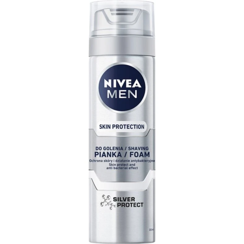 Nivea Men Skin Protection Pianka do Golenia Silver Protect 200ml