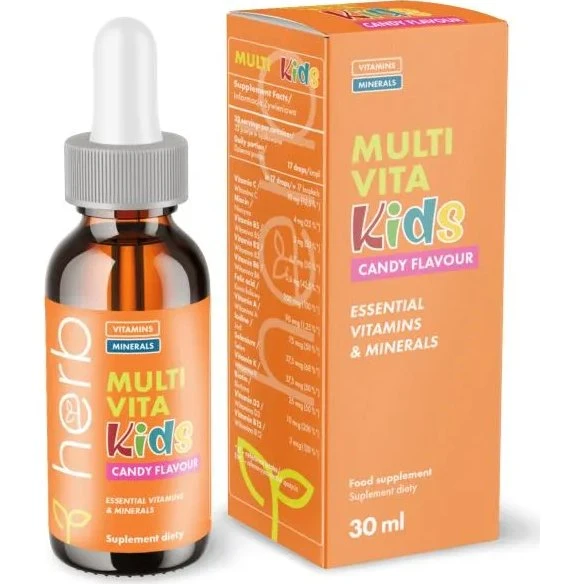Herb Multi VITA for Kids 30ml – Witaminy i minerały dla dzieci w kroplach