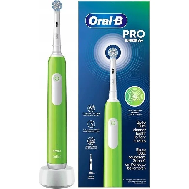 Oral-B Junior Pro Zielona Szczoteczka Elektryczna