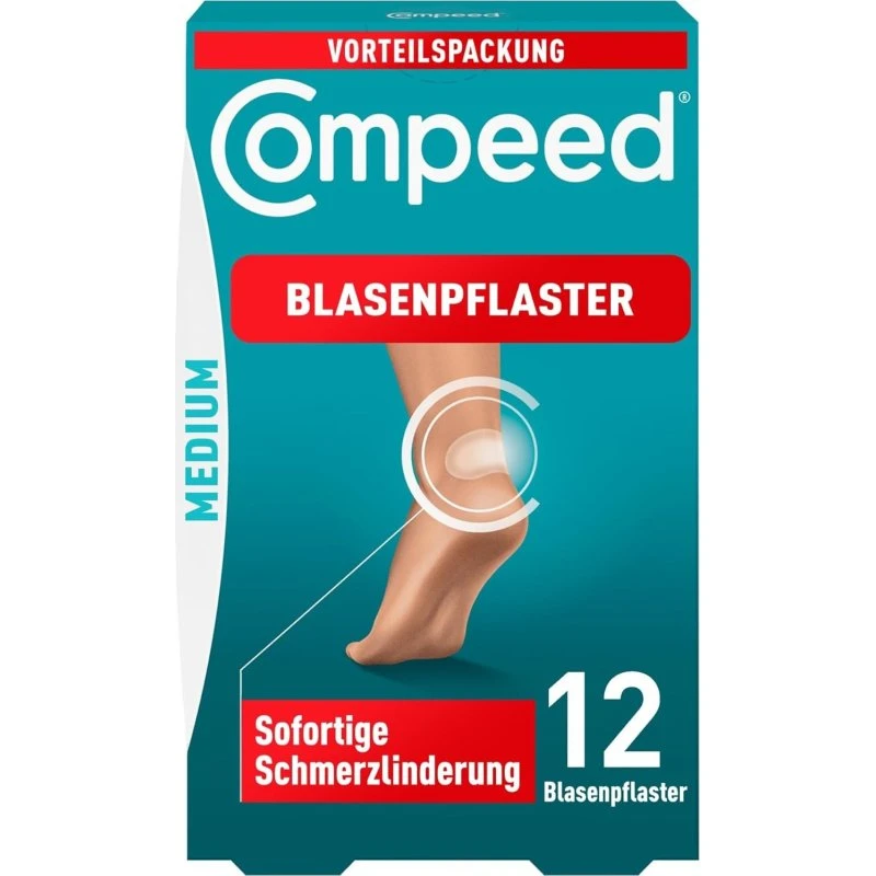 Compeed Średni Plaster na Pęcherze 12 szt, Hydrokoloidowy