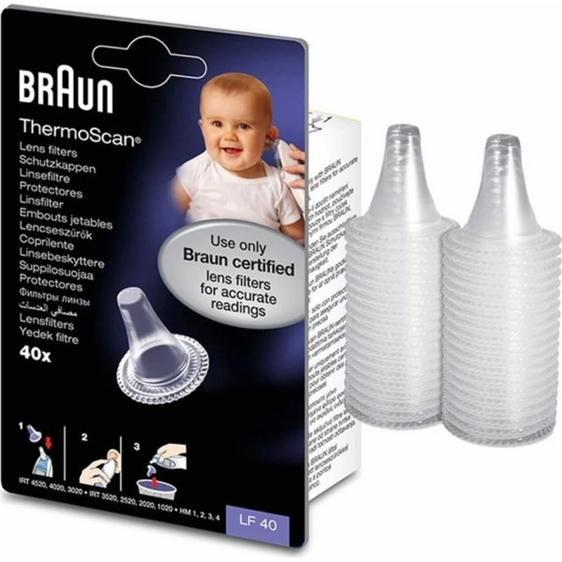 Braun LF40, kapturki do termometru, 40 szt.