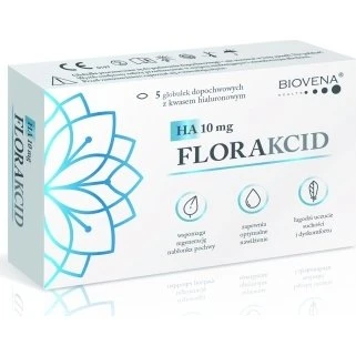 Florakcid HA 10 mg, 5 globulek dopochwowych