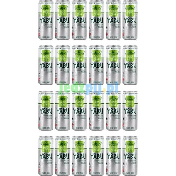 YABU Jabłkowy Energetyk 24 x 250ml Bez Cukru