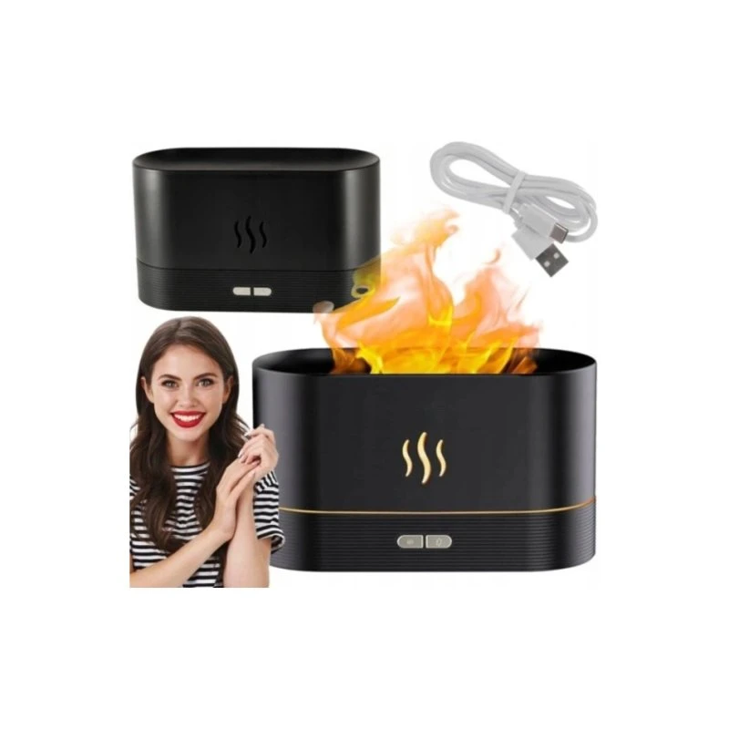 AromaFire LED – Dyfuzor Zapachowy z Efektem Ognia i Nawilżacz Powietrza