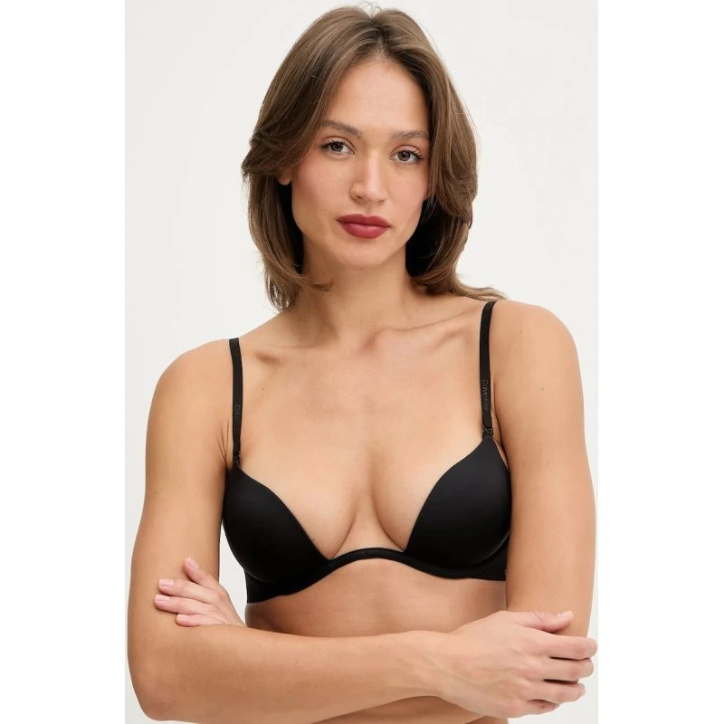 Calvin Klein Biustonosz Light Padded czarny
