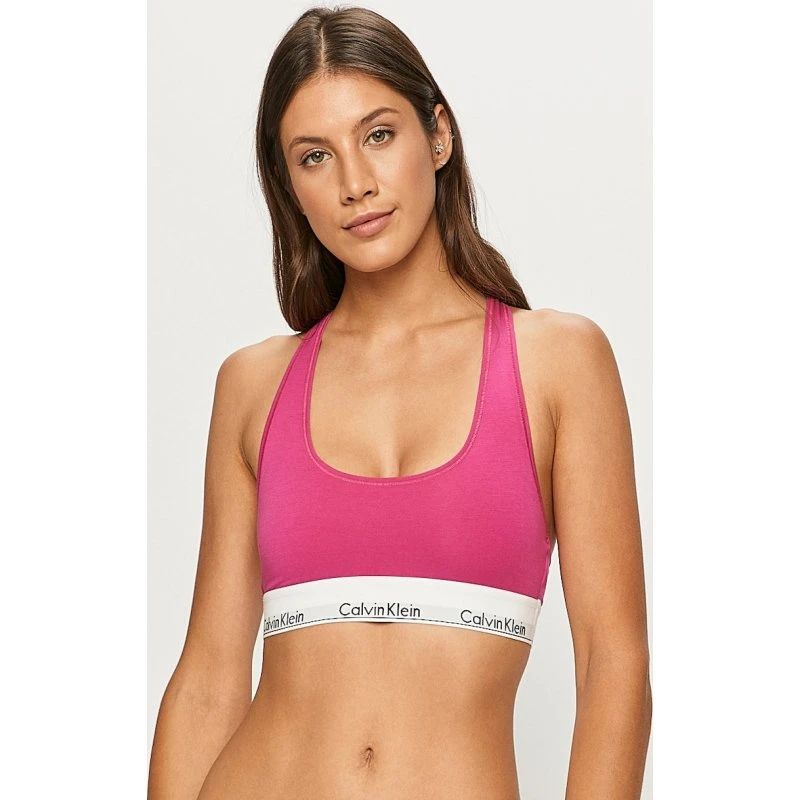 Calvin Klein Biustonosz Sportowy Bralette Różowy 0000F3785E THF