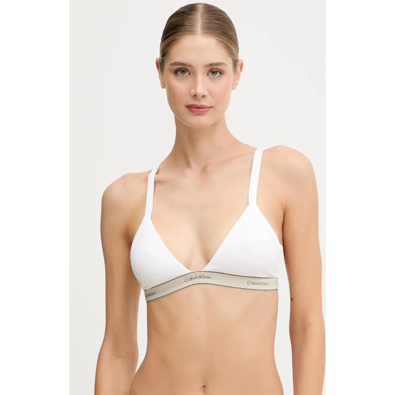 Calvin Klein Underwear Biustonosz Triangle Biały LV00QF8369