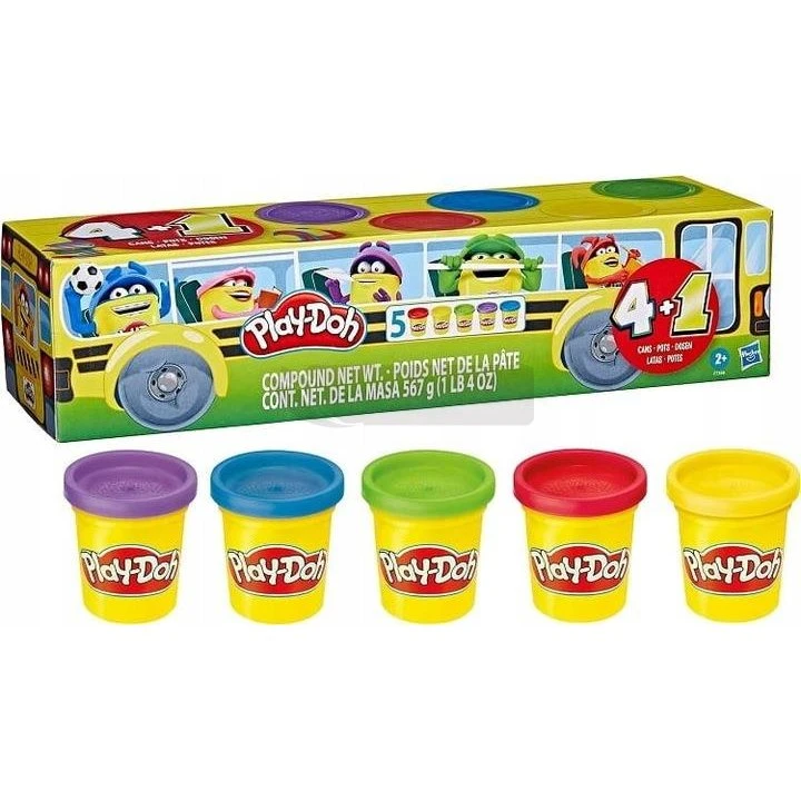 Play-Doh 5-pak ciastoliny 4+1 F7368