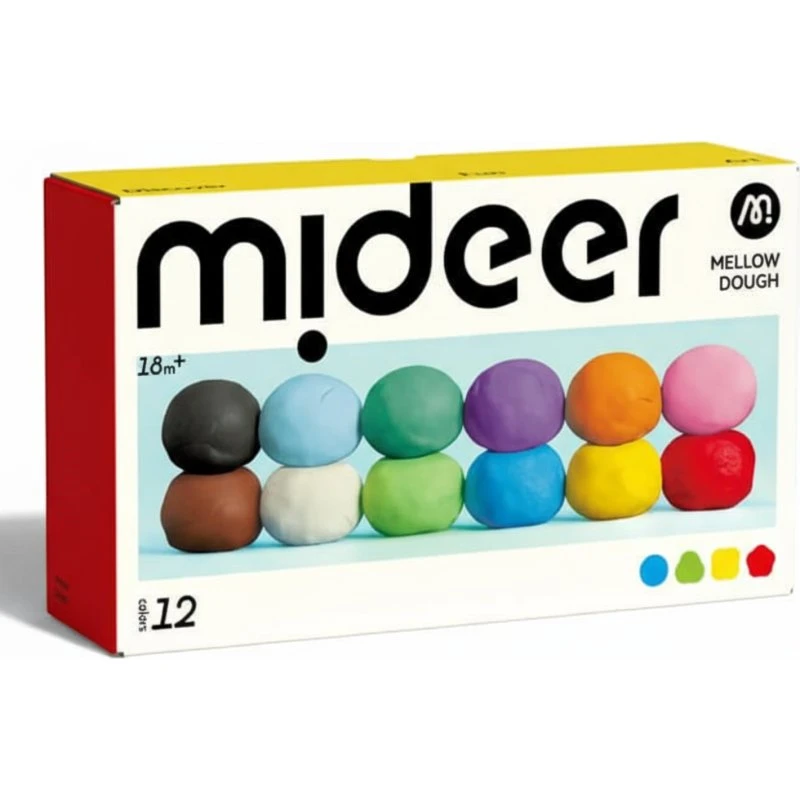 Mideer Ciastolina 12 kolorów – zestaw artystyczny