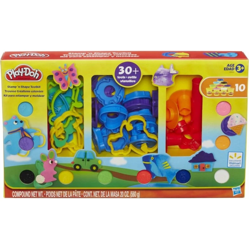 Play-Doh Ciastolina Zestaw Stempelki Kształty A9305