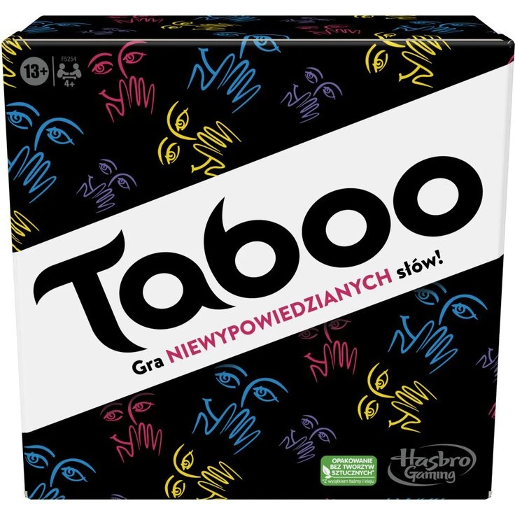 Hasbro Taboo Gra Niewypowiedzianych Słów Wersja Polska F5254