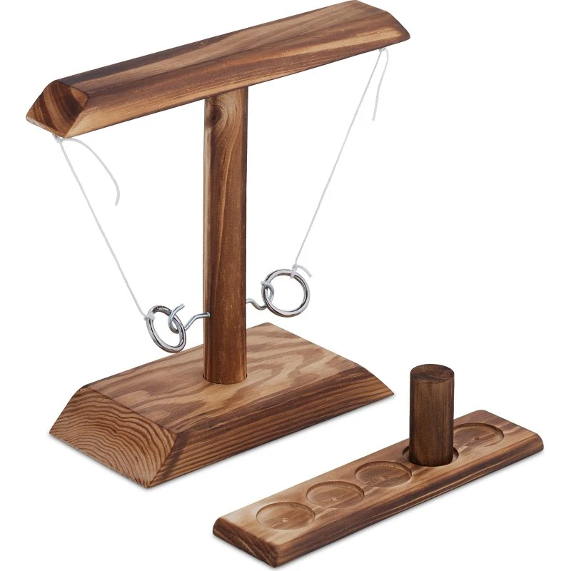 Hook & Ring – gra w pierścienie z drewna sosnowego