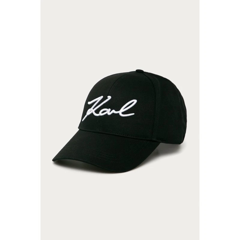 Karl Lagerfeld Czapka z daszkiem 205W3405 czarna