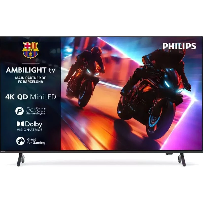 Philips Ambilight 55MLED910/12 55" 4K Ultra HD Smart TV Czarny
