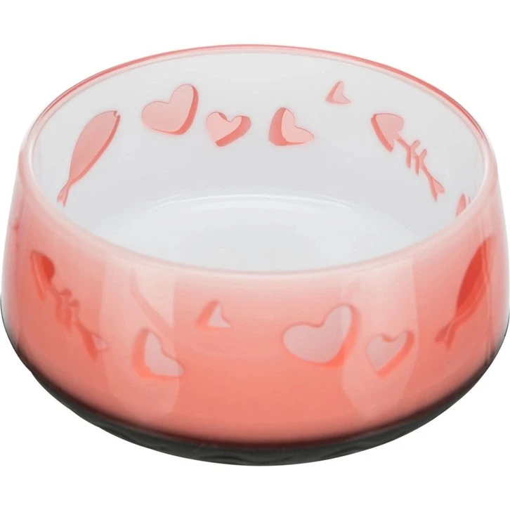 Trixie Miska plastikowa Lovely Cat 12 cm, 300 ml