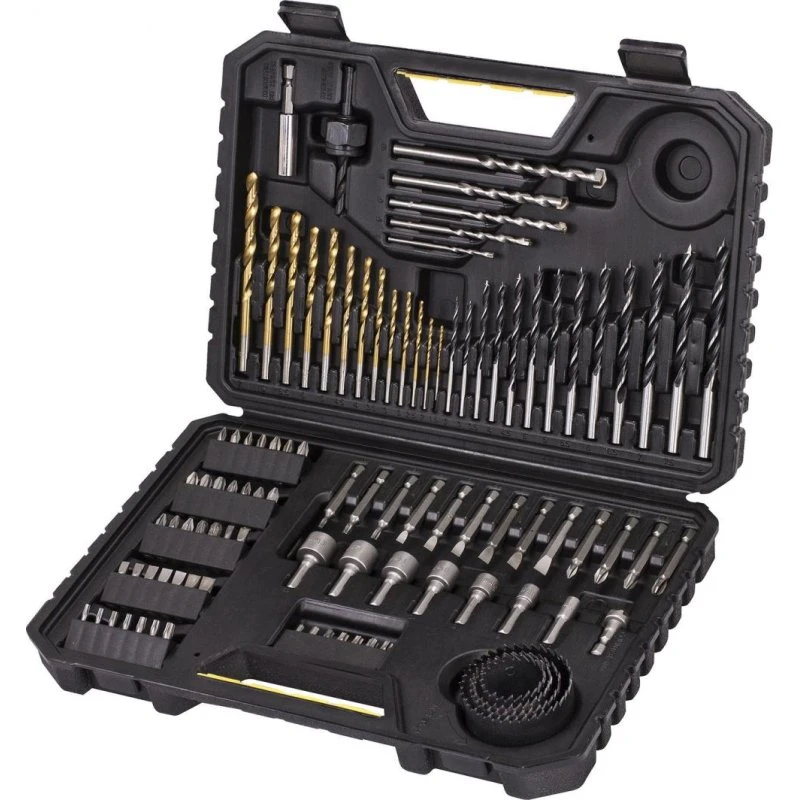 Stanley STA7205 - Zestaw bitów i wierteł 100 szt. w kasecie