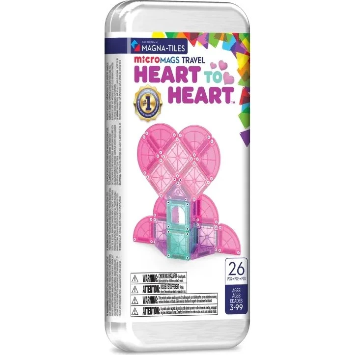 MAGNA-TILES microMAGS Heart to Heart Travel 26 el.