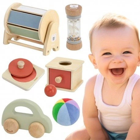 VIGA Little Explorers Zestaw Zabawek Edukacyjnych 6–12M