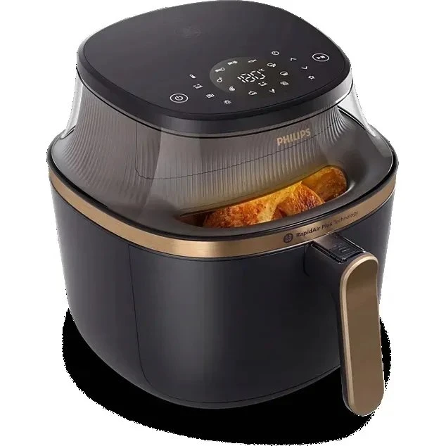 Frytkownica beztłuszczowa Philips Ovi NA322/00 1400W, 4,2L, czarna