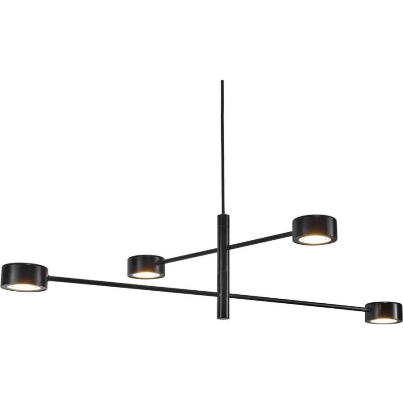 Nordlux Clyde 4 LED Lampa Wisząca Czarna