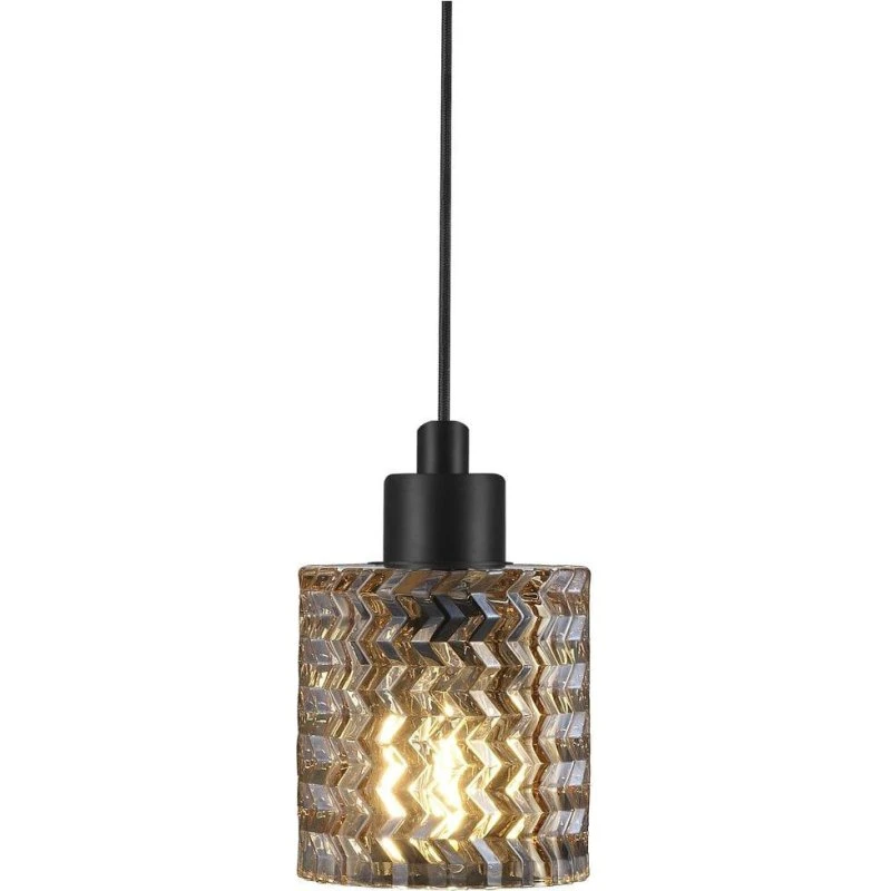 Nordlux Hollywood NO46483027 – lampa wisząca z kloszem bursztynowym