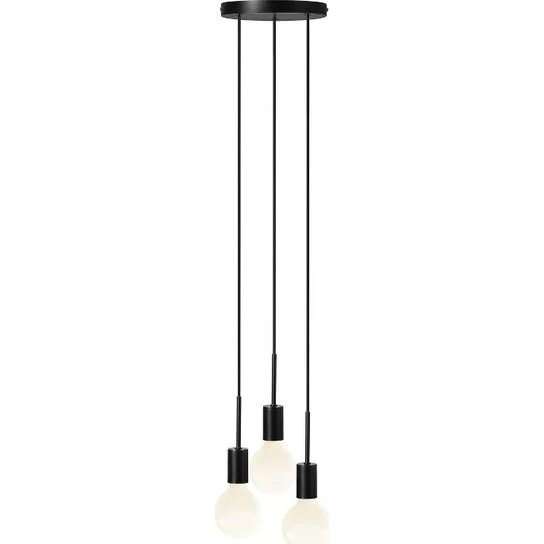 Nordlux Paco 3-lampowa lampa wisząca czarna 40W E27