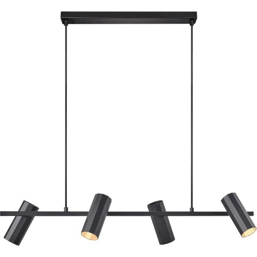 Nordlux ALANIS Lampa wisząca 4xGU10 15W Metal Czarny