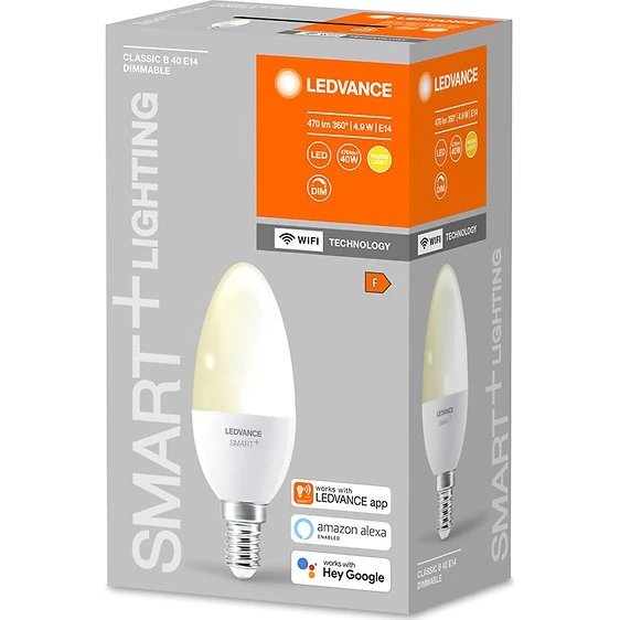 Ledvance Żarówka LED SMART+ E14 5W ciepły biały