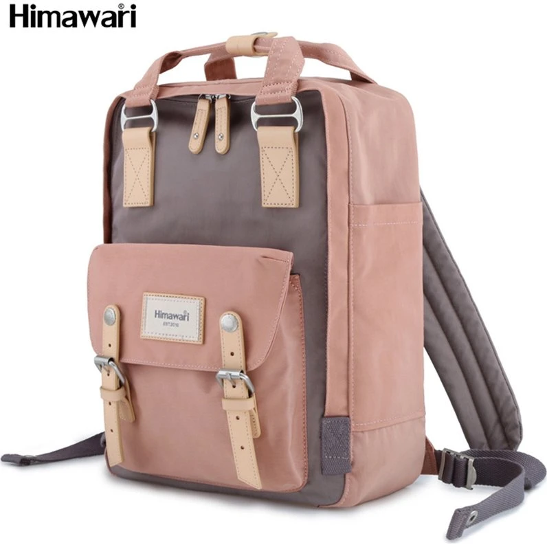 Himawari Plecak wodoodporny na laptopa 14" z przegródkami