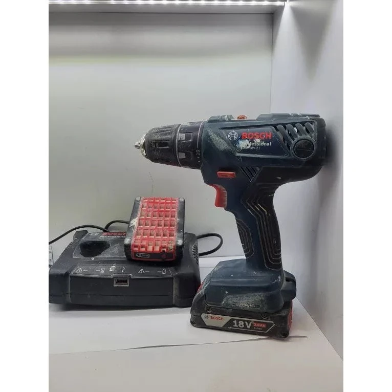 Bosch GSR 18V-21 Akumulatorowa Wiertarko-Wkrętarka 18V 2x2.0Ah